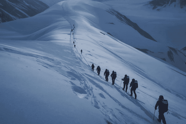 mountain climbing