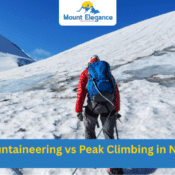mountaineering vs peak climbing in Nepal